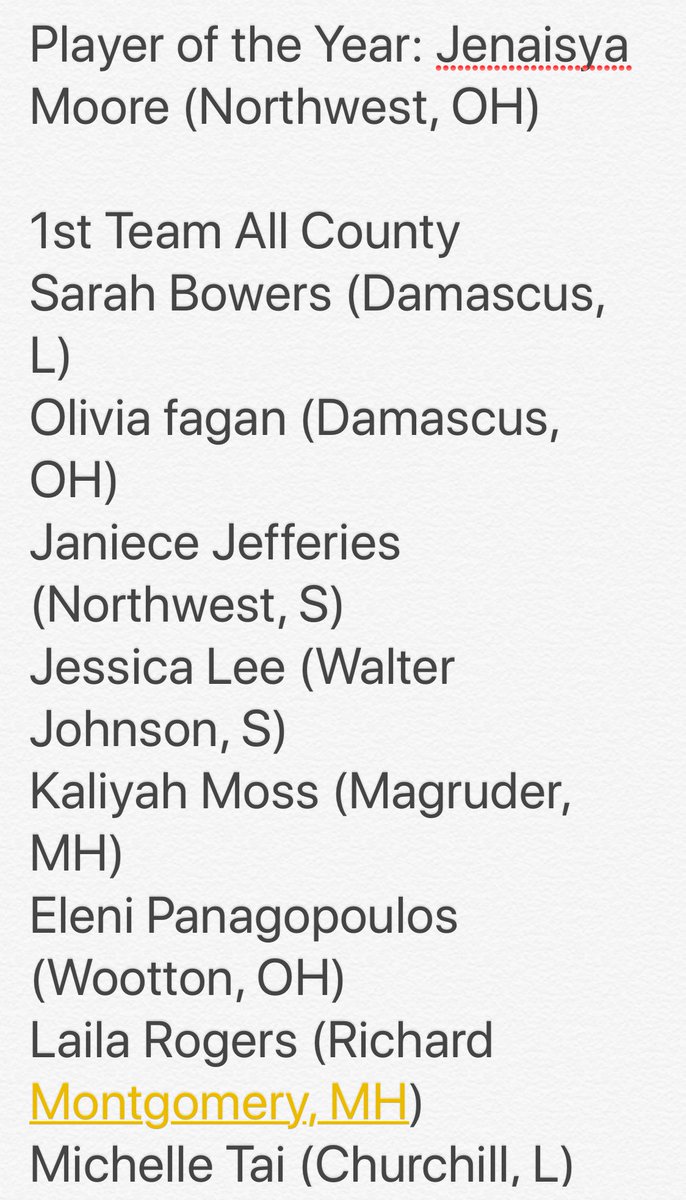 TheMoCoShow's tweet image. MCPS All-County Girl’s Volleyball Teams posted on behalf of Scott Zanni (MCPS Sports Director for Volleyball)