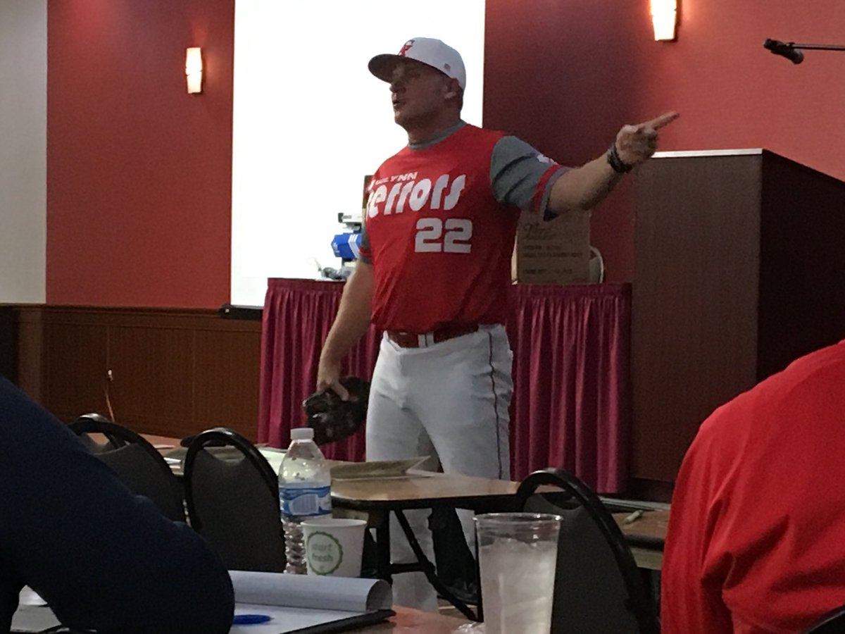 ABCA (@abca1945) on Twitter photo Preparing for his clinic on the Main Stage for #ABCA2018 this January is <a href="/DiamondTerrors/">Glynn Acad. Baseball</a> HC & past podcast guest <a href="/CoachMongero/">Trent Mongero</a>
Delivering two great clinics here <a href="/khsbca/">KHSBCA</a> Coaches Convention- warming up for our Indy Convention! Preparing for his clinic on the Main Stage for #ABCA2018 this January is <a href="/DiamondTerrors/">Glynn Acad. Baseball</a> HC & past podcast guest <a href="/CoachMongero/">Trent Mongero</a>
Delivering two great clinics here <a href="/khsbca/">KHSBCA</a> Coaches Convention- warming up for our Indy Convention!