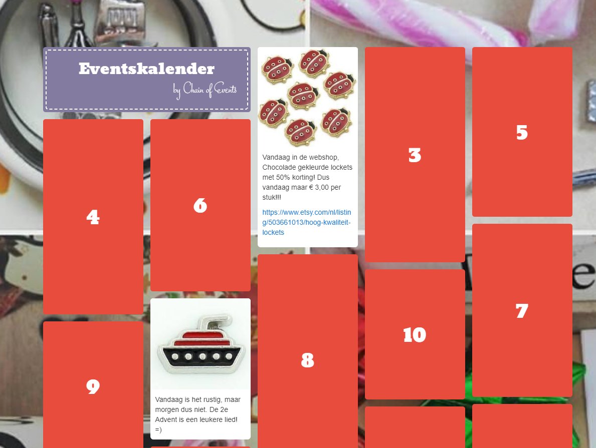 ChainofEventsNL's tweet photo. Heb je al deurtjes ge-opened? Nee??? Klik hier voor leuke acties!!! https://t.co/6ZbTsMmnEK https://t.co/Rxot5xTHeb