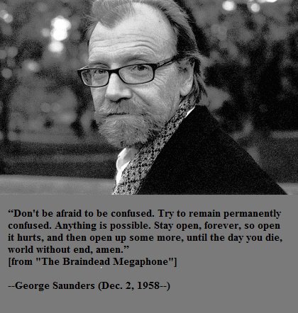 Happy birthday, George Saunders! 