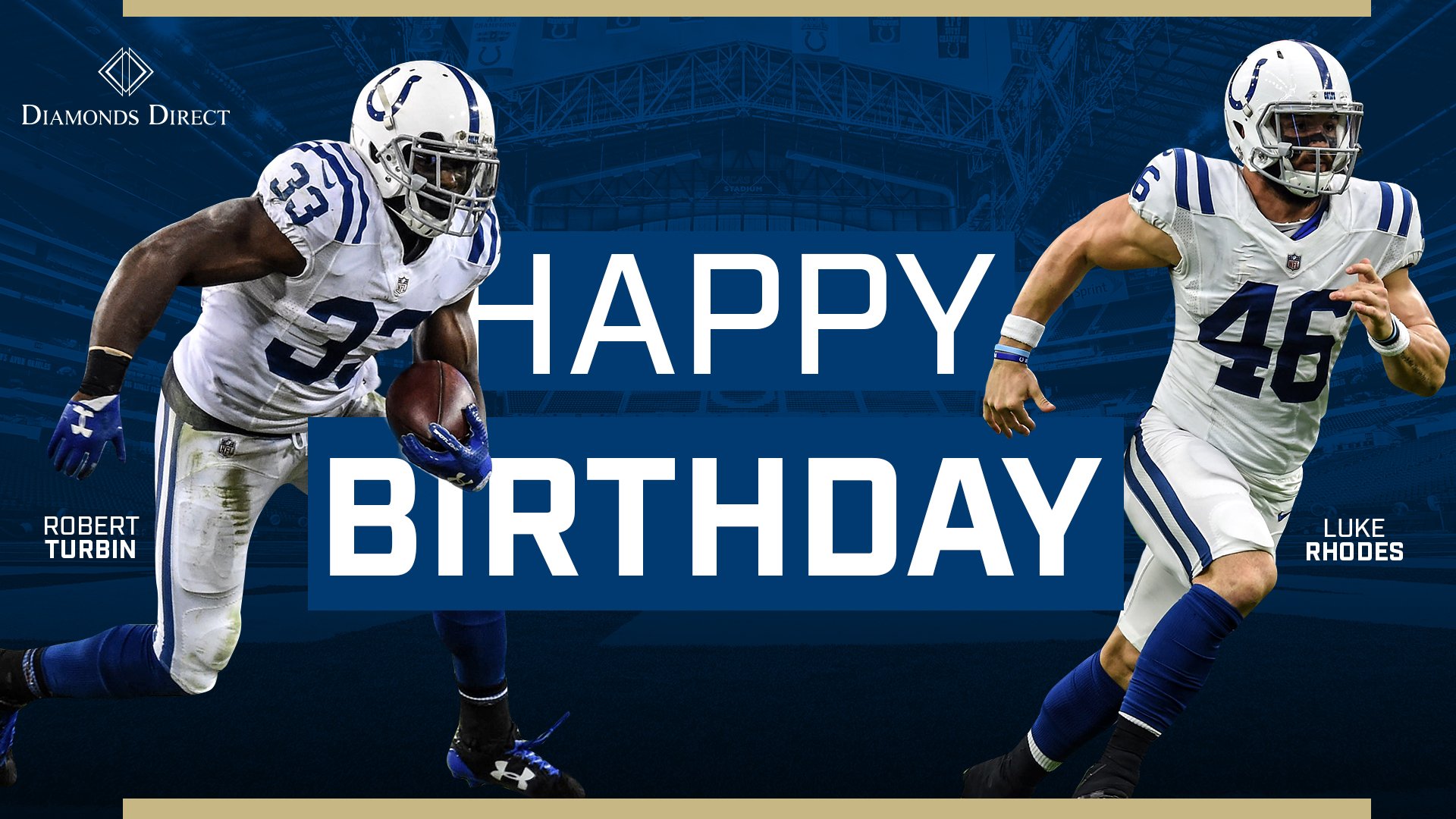 And help us wish Robert Turbin and Luke Rhodes a Happy Birthday! 