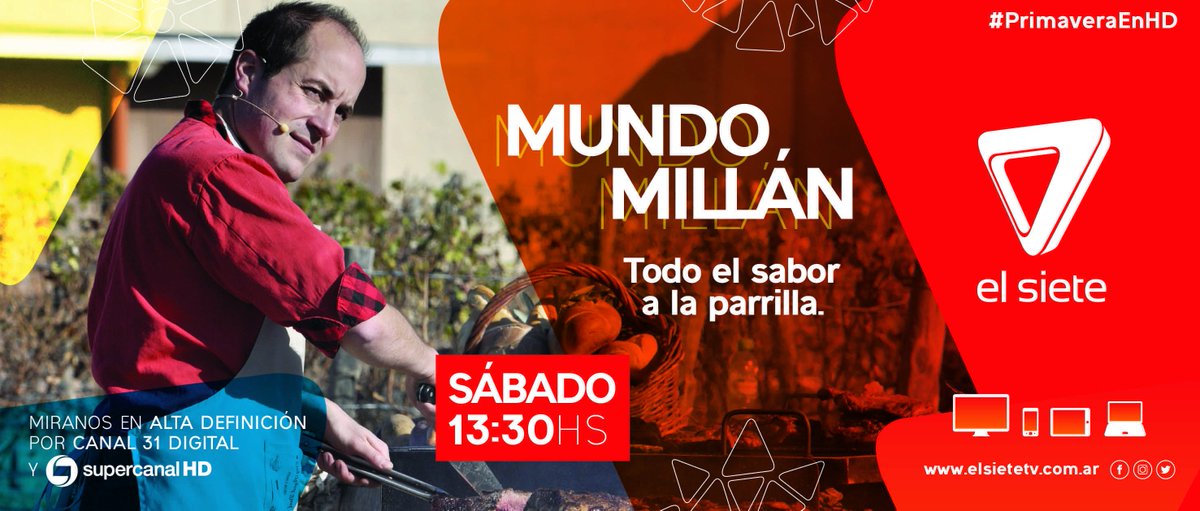 🔥 Todos los fuegos están en #MundoMillán 🔥 A las 13:30 #NosvemosenelSiete <a href="/Flavioeglez/">Flavio Eglez</a> <a href="/paolapiquer/">Paola Piquer</a>