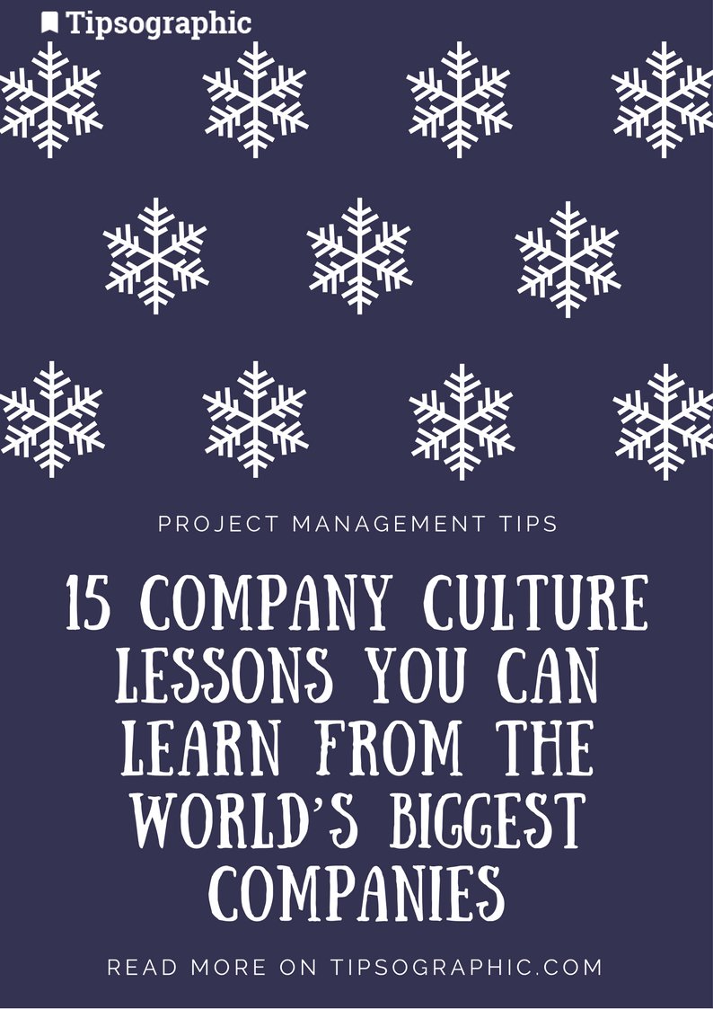 tipsographic's tweet photo. 15 Company Culture Lessons You Can Learn From the World’s Biggest Companies → https://t.co/HLC4qGNKPP
#projectmanagement #techtips #companyculture #projectselection #businesscase https://t.co/MQXvyj3xek