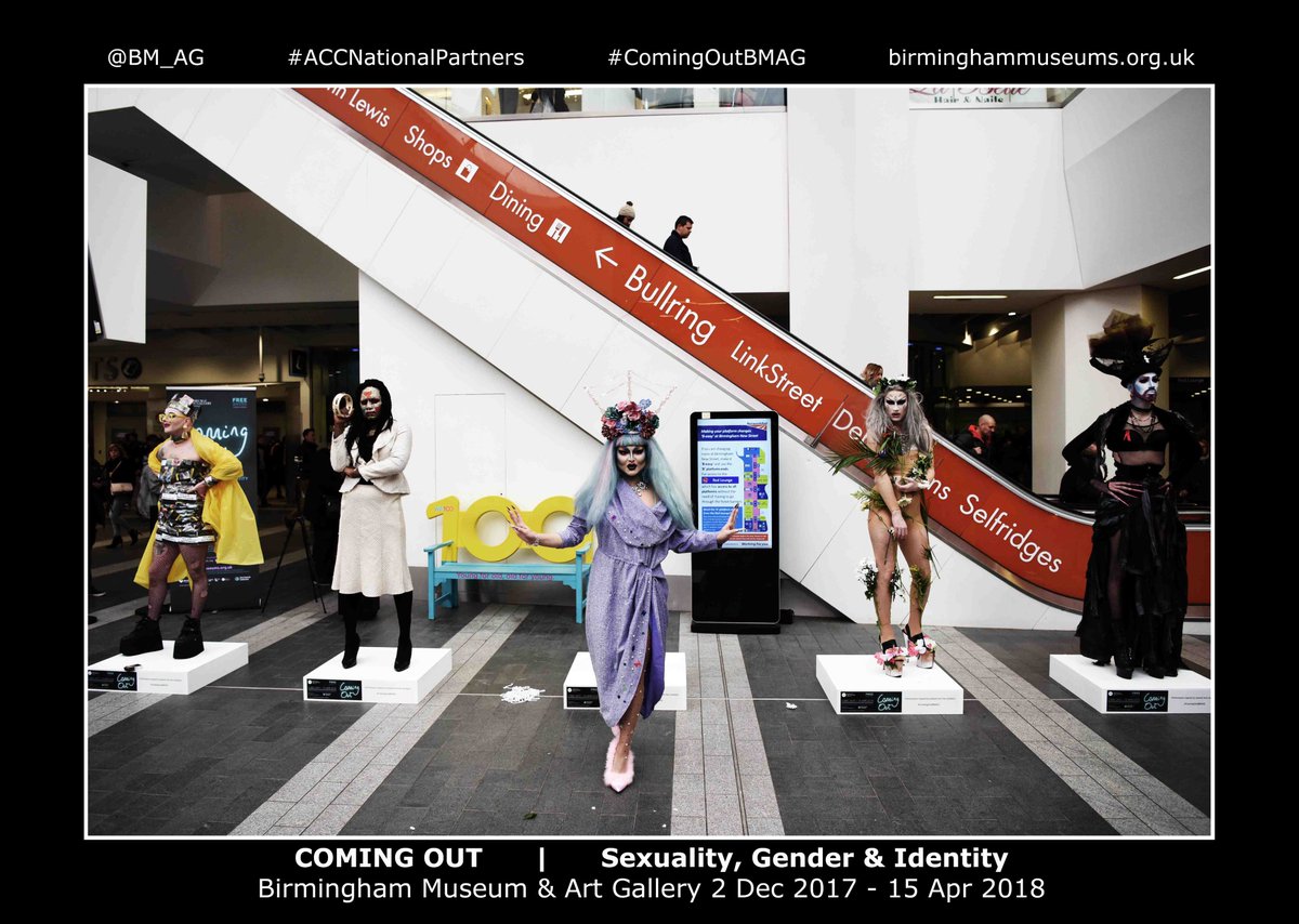 jassansi's tweet image. .@BM_AG launch 'Coming Out' with a pop up performance @NetworkRailBHM followed by the gallery launch with @joelycett. Images in post production. #ACCNationalPartners #ComingOutBMAG