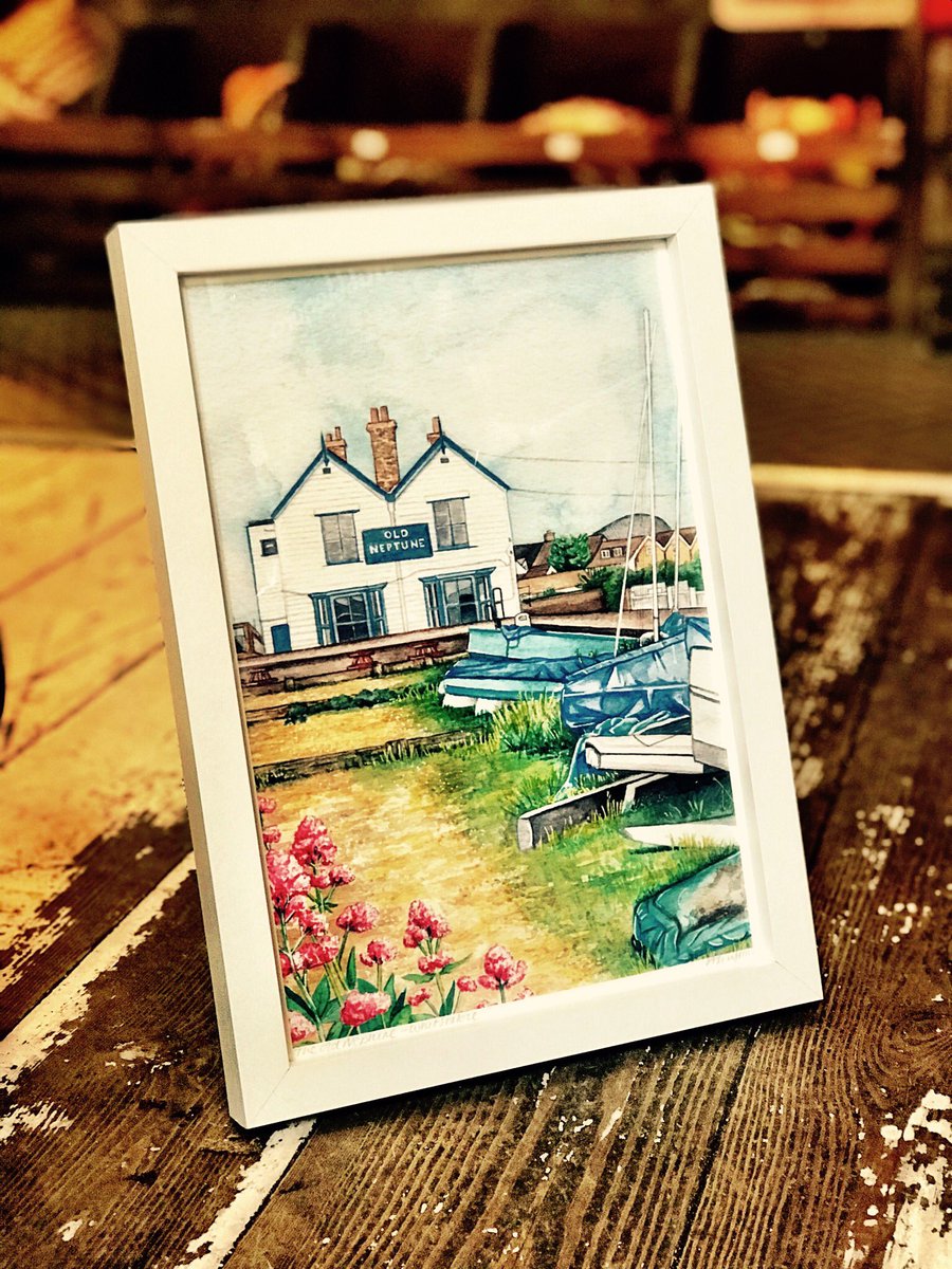 sidsundae's tweet image. Everyone’s favourite pub framed and ready to wrap @OldNeptune