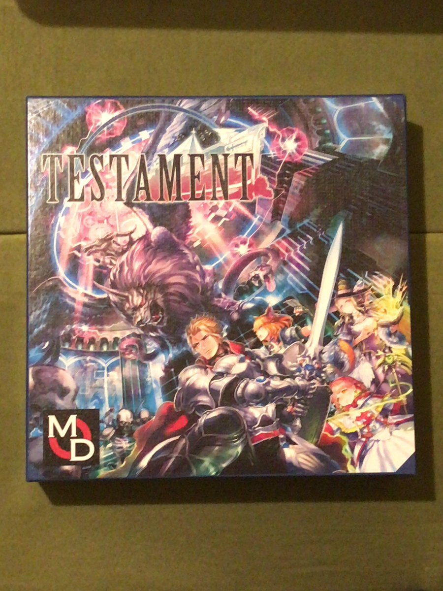 bonbonishibon's tweet photo. ゲムマ1日目に行って、写真のゲームをゲットしてきました!
#ダンゲロスボードゲーム 拡張3
#TESTMENT
#ダイスエイジ
#ミノスの迷宮
ゲムマ帰りに後輩とボードゲームカフェでそれぞれが買ったゲームを遊べて満足。
今日1日楽しかった〜!!
明日は今日出来なかったゲームのルールを把握します。 https://t.co/srfbYf8nGt