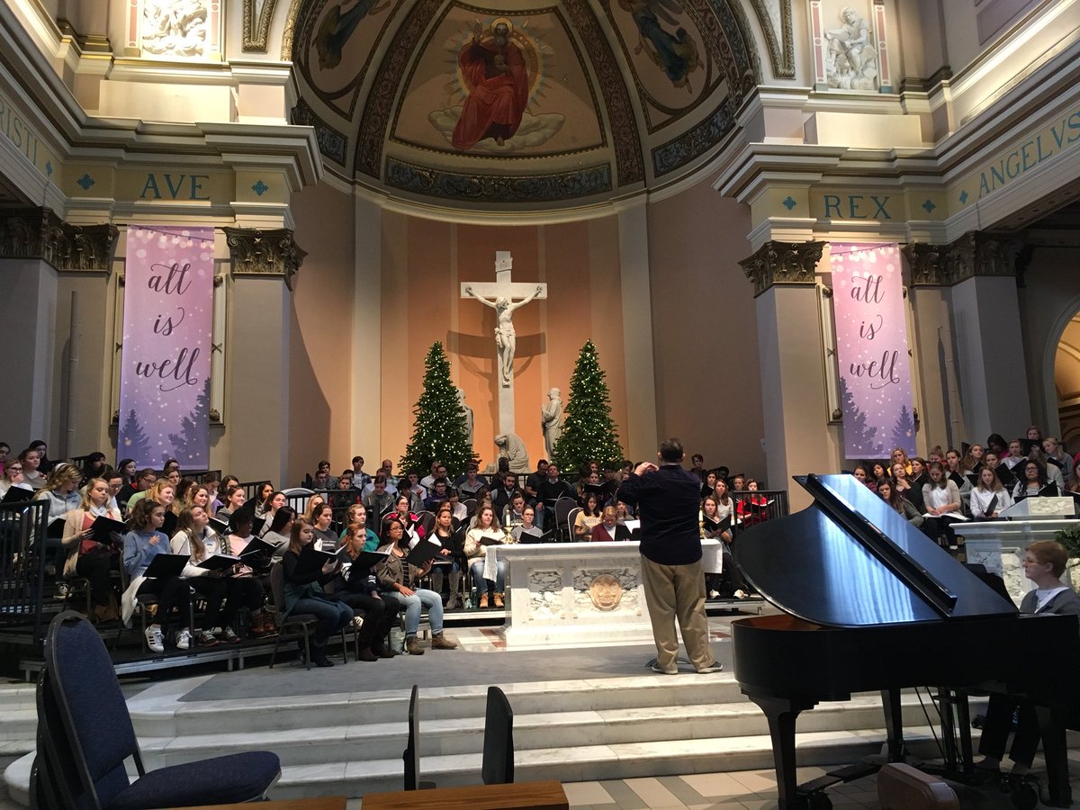 Preparing for another set of beautiful Christmas at the Cathedral performances! Monday and Tuesday, 7:30pm! <a href="/JPIIKNIGHTS/">Pope John Paul II HS</a> <a href="/JP2Singers/">JP2 Singers</a> @frsingers <a href="/fatherryan/">Father Ryan High School</a> <a href="/StCeciliaAca/">St. Cecilia Academy</a>