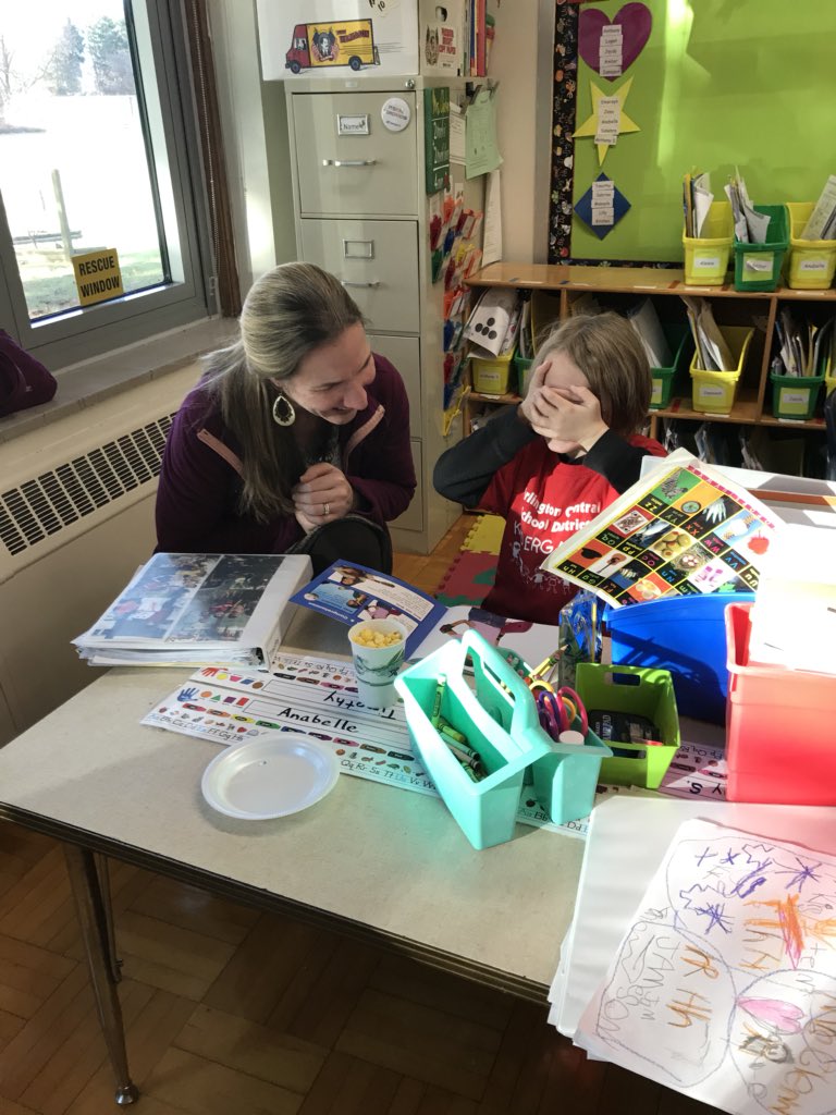 MrsWheelerVFE's tweet photo. “I can even read this with my eyes shut Mom!” Quote of the day! https://t.co/SHFU041Z0q