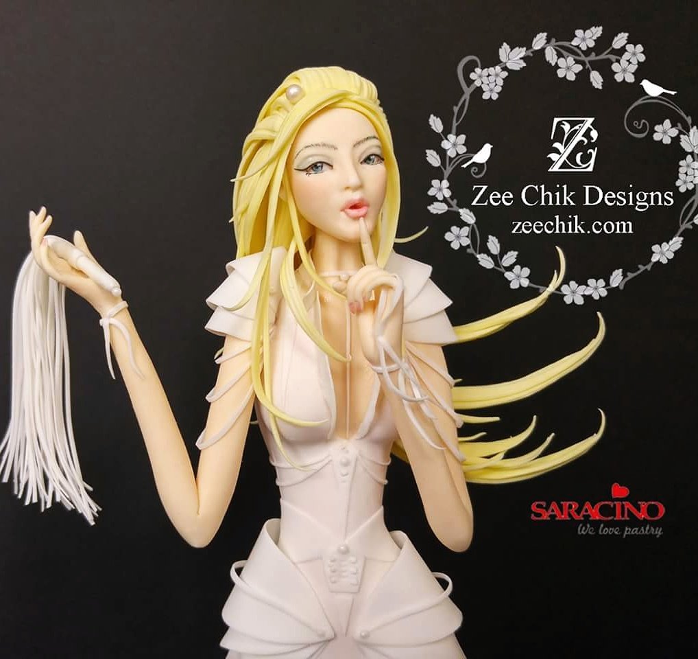 zeechik's tweet photo. Made with Saracino modelling paste. #cake #cakedecorating https://t.co/N7ed1hTSI2