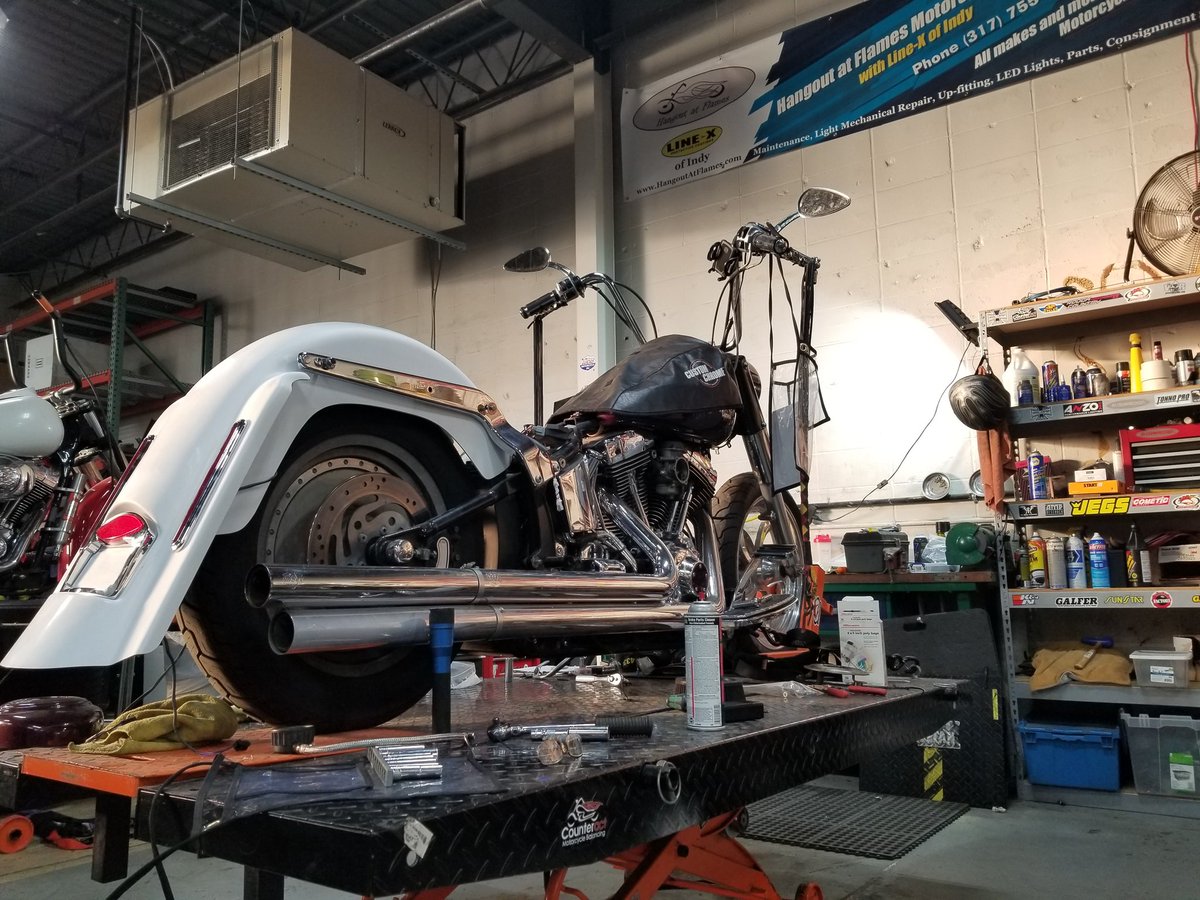 To be completed soon one of two big projects being done this month. #motorcyclelive