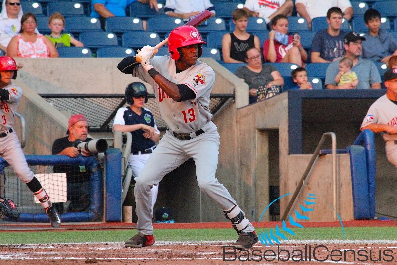 MiLBCensus's tweet photo. .@BaseballCensus has a full, new scouting report up on speedy, defense-first #BlueJays outfielder Reggie Pruitt: https://t.co/4EGTCNXPGa https://t.co/ToNFCUtqnF