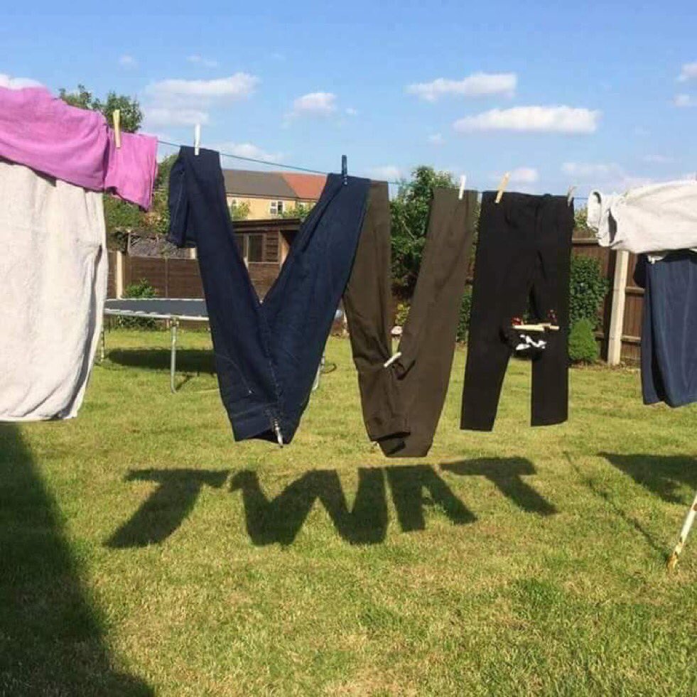 Someone doesn't like laundry day.