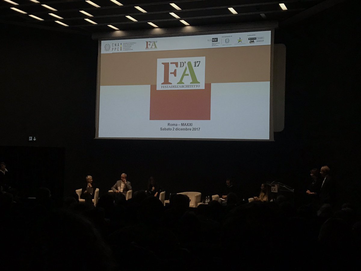 PPANthebrief's tweet photo. #opere #nuovaarchitettura #menzione #carriera @sharawadgee @czarchitetti #architetto2017 per #Nuvola @Lavazza @cnappc #FdA17 al @Museo_MAXXI https://t.co/QolXrU5TqC