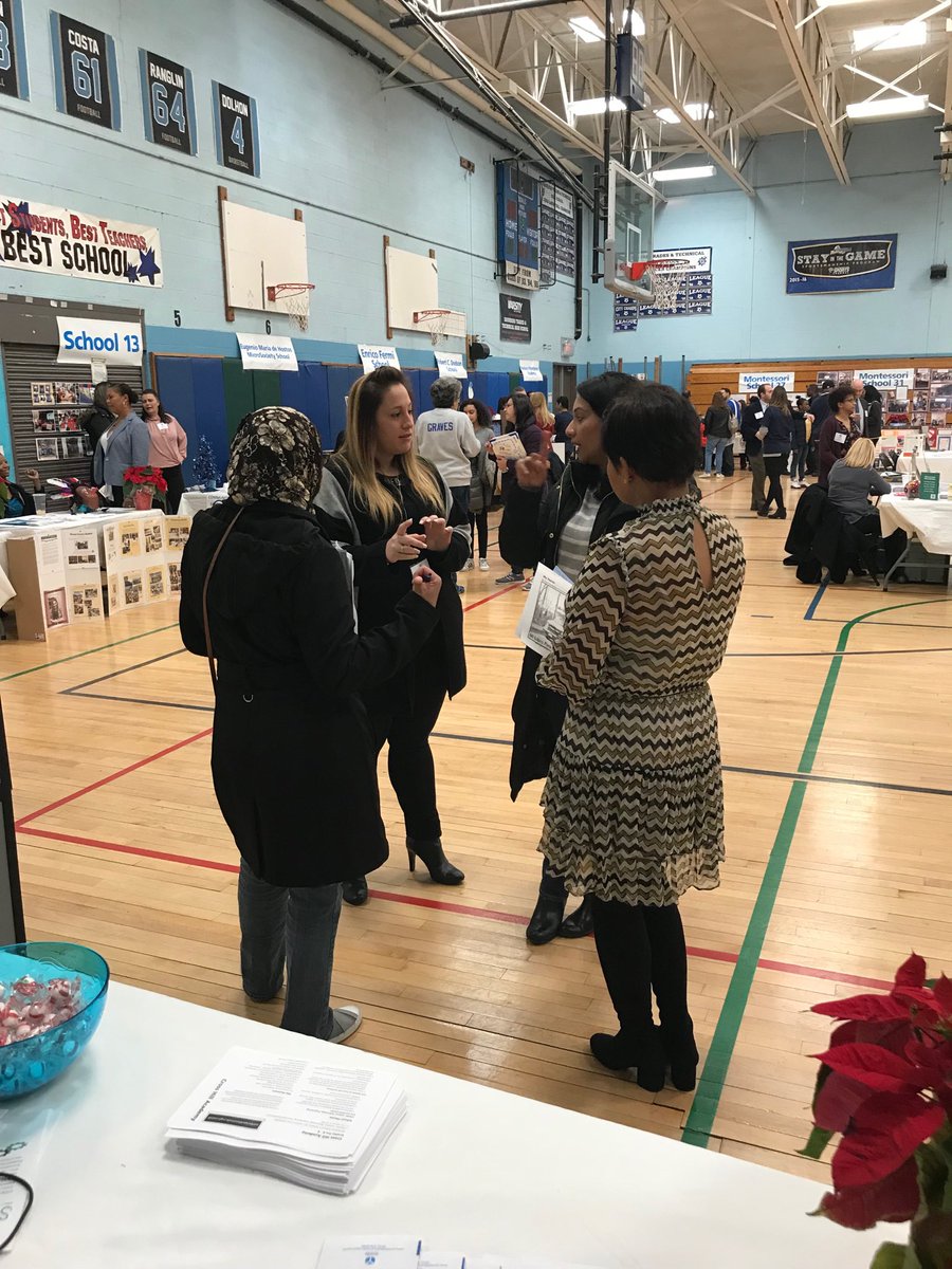YECAYPS's tweet photo. Assistant principal Mrs. full ED speaking with parents about #SchoolChoice options at YECA! https://t.co/kTYMKCDG5P