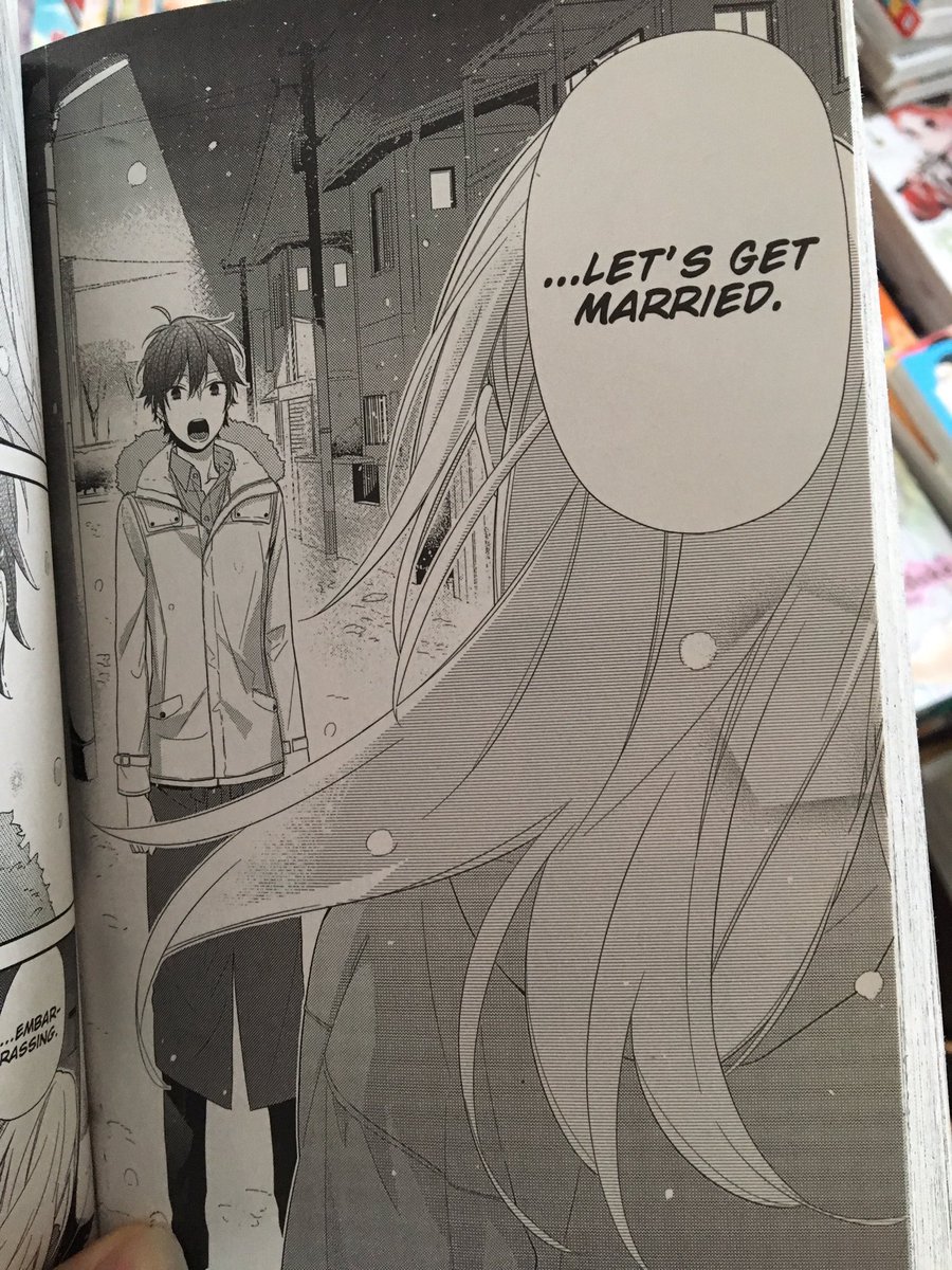 Hero No Twitter ホリミヤ英語版もクリスマス巻まで出版して頂きました 大変ありがたいです 宮村英語できないのに英語でプロポーズしてて謎の感動で本当にちょっと涙が出ました