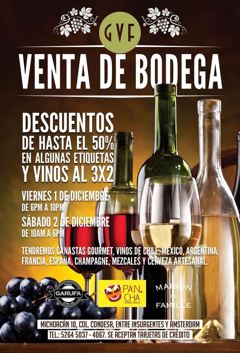 El año pasado, fui muy popular por los regalos de navidad que obsequié.   

No debería revelarlo, pero mi arma secreta fue esta venta de bodega de <a href="/GrandesVinedos/">GVF</a> . Neta, cosas maravillosas a precios absurdos

Ese conocedor de vinos en tu vida te va a amar! Solo hoy! 🍷🍾