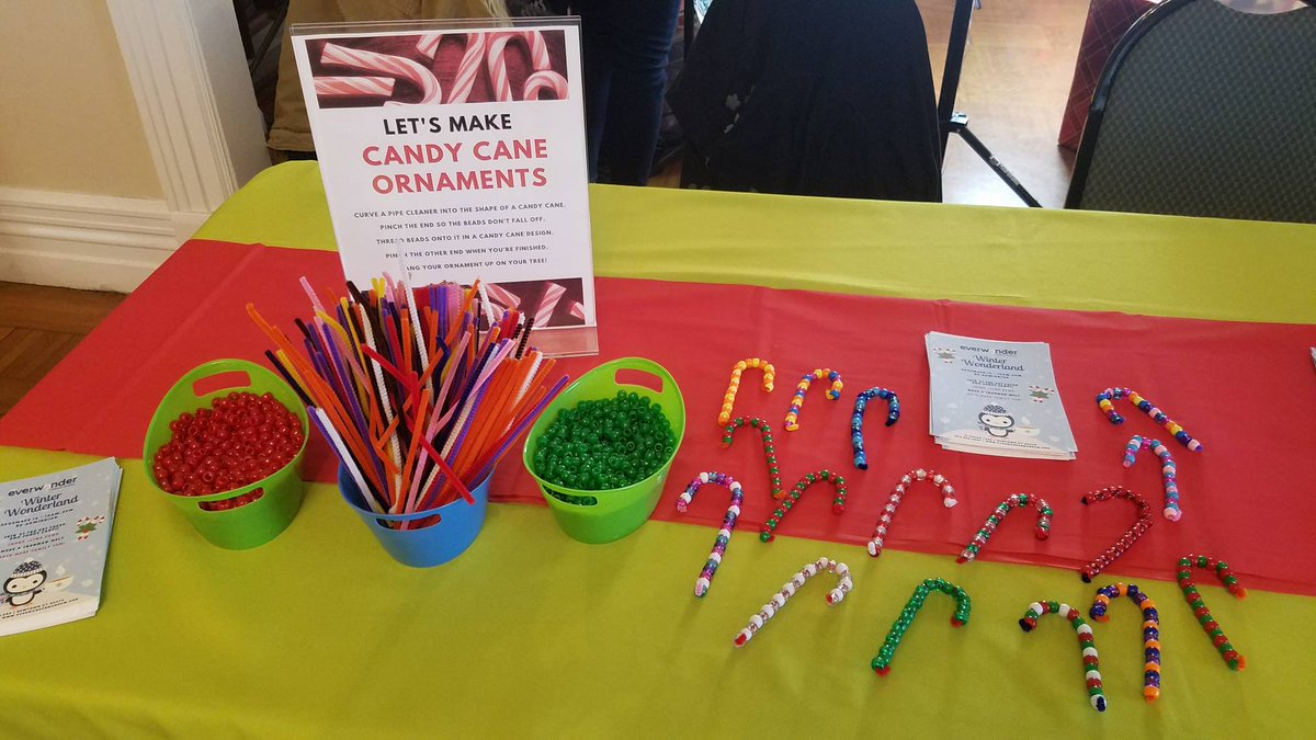 everwonderCM's tweet photo. We're making candy cane ornaments at @MacKidDanbury Candy Cane Hunt today! If you didn't get tickets for this year you'll definitely want to join us next year. #MKCandyCane https://t.co/mfOOcTANLl