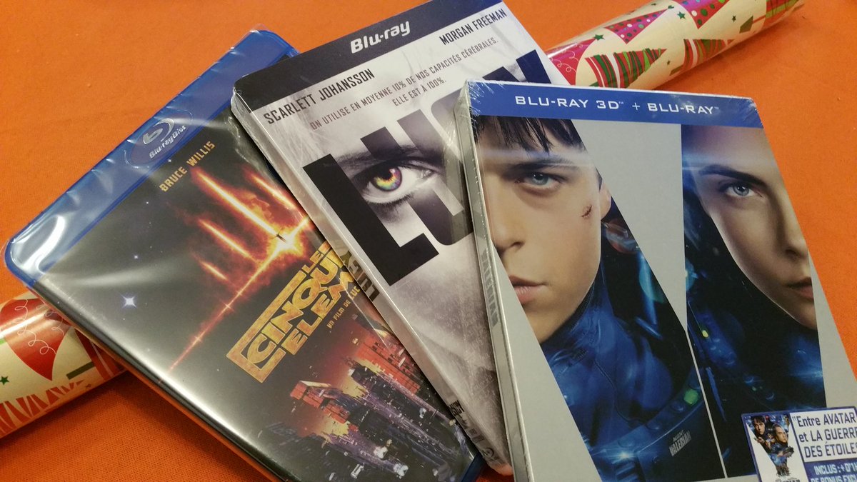 Ce soir c'est soirée Luc Besson.
#Valerian , Lucy et Le  cinquième élément.