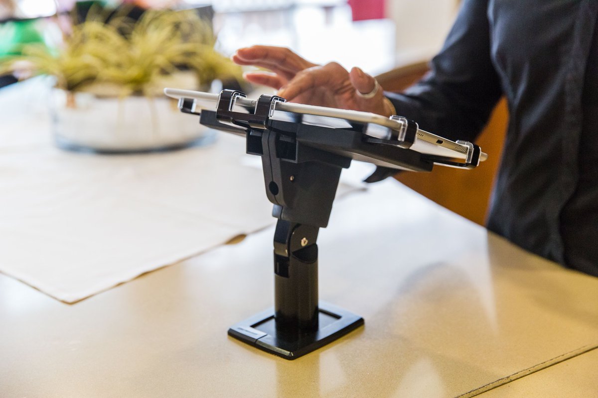 gripzo's tweet photo. Tablets mounts by #gripzo.com ideal for #mpos https://t.co/5BxC80uqDU