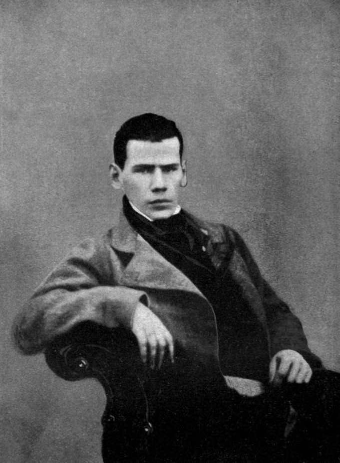 ThatsHistory's tweet photo. A 20-year-old Leo Tolstoy, 1848. https://t.co/tx1PTZ4fVW