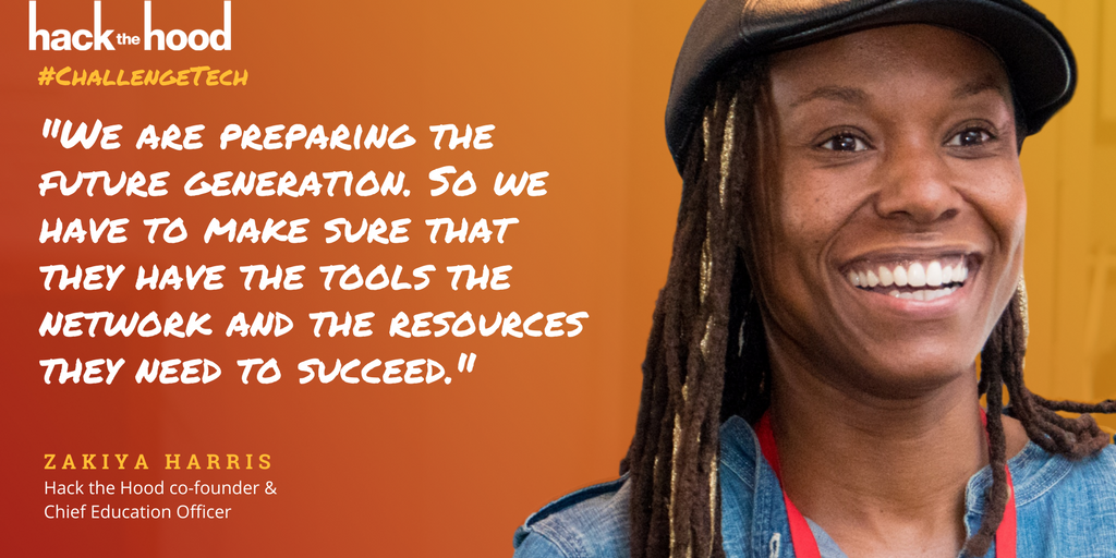 hackthehood's tweet photo. What tools and resources did you have to succeed?  
#Mentors? Access to #Tech and training? Maybe your family's or schools' network?
Make that all possible for a young person.

#challengetech
https://t.co/lV3abF4tQf https://t.co/hDfWsG1Eiq