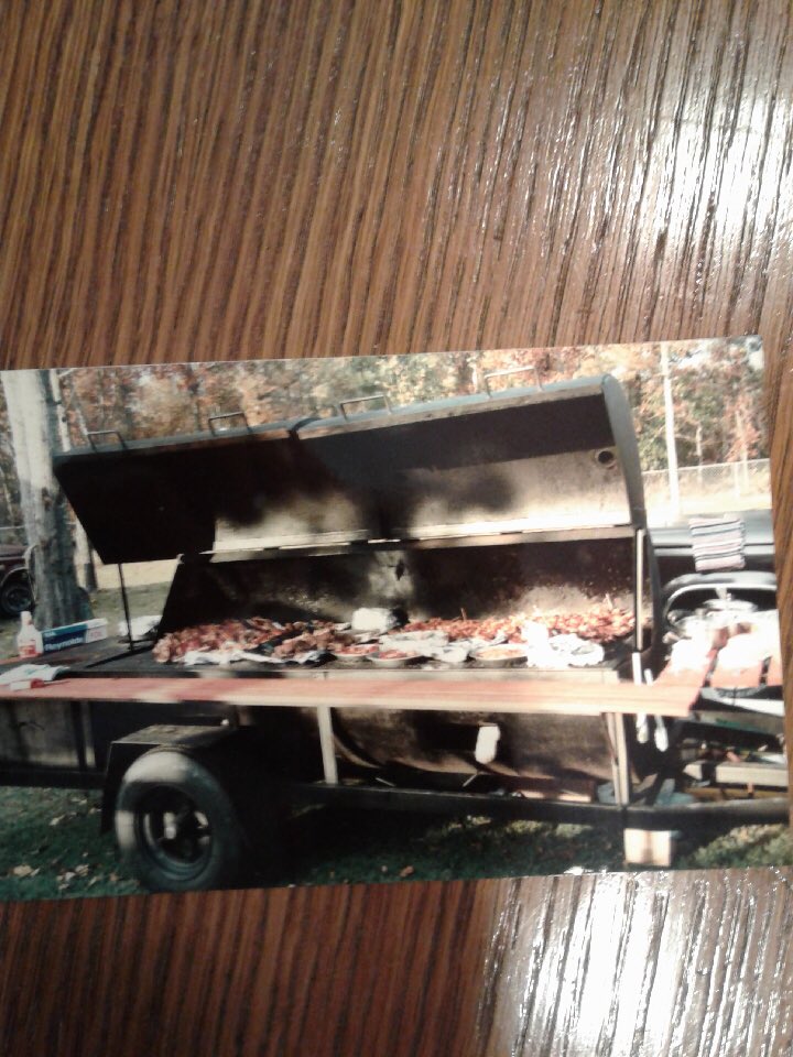 Please share with everyone. Last night some RUDE person stole my dad’s custom made BBQ cooker from his office shed off of Easyway Dr. in Charlotte. If you know Fred, you know he loves that thing. He built it himself and has had it for 36 years. Help us find it!!!
