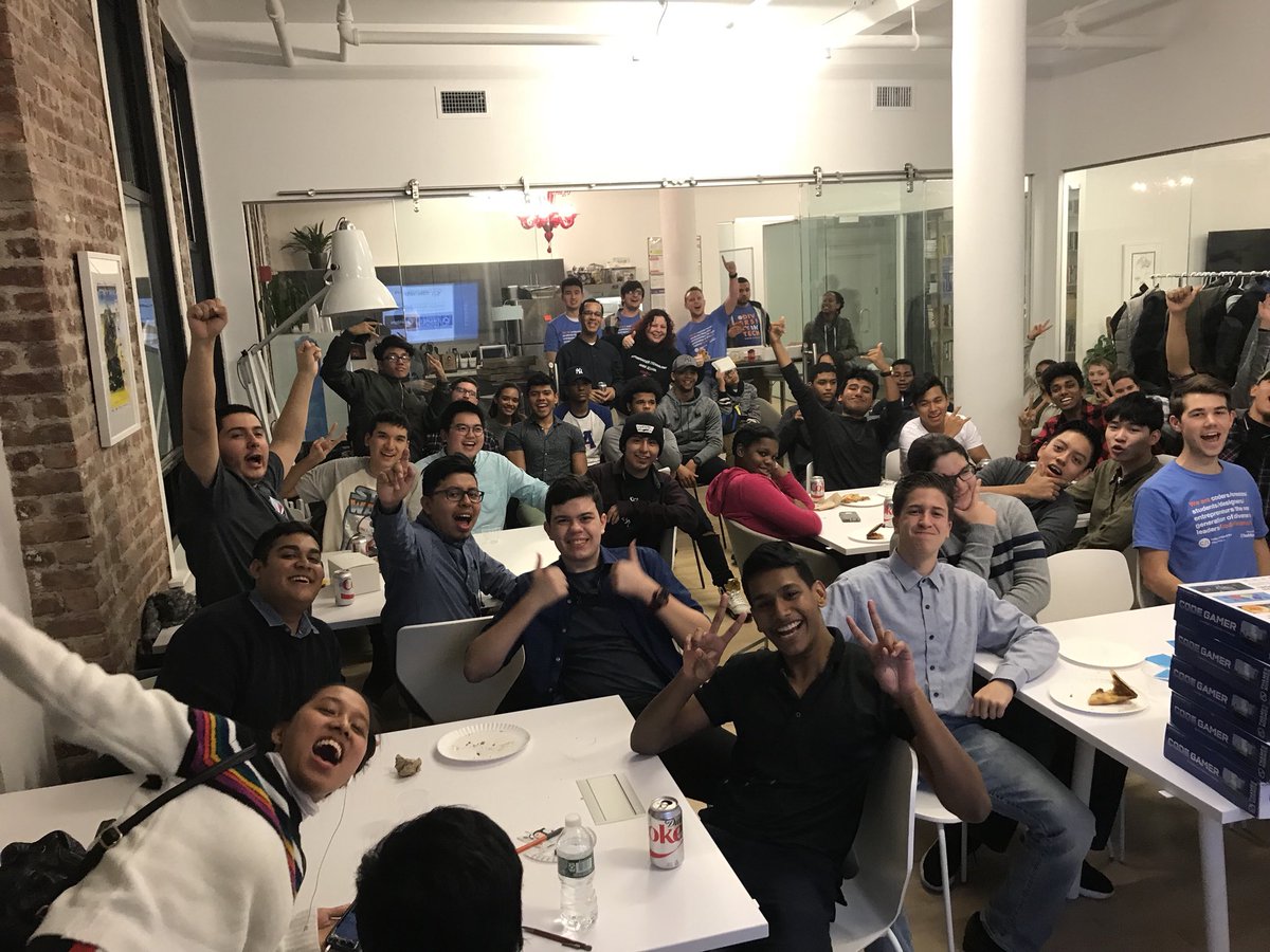 weareci's tweet photo. And that’s a wrap! Thank you from the bottom of our hearts @PostlightStudio for your generosity and for your commitment to CS education. #yestocs #cihacks https://t.co/50WuYBiSMk