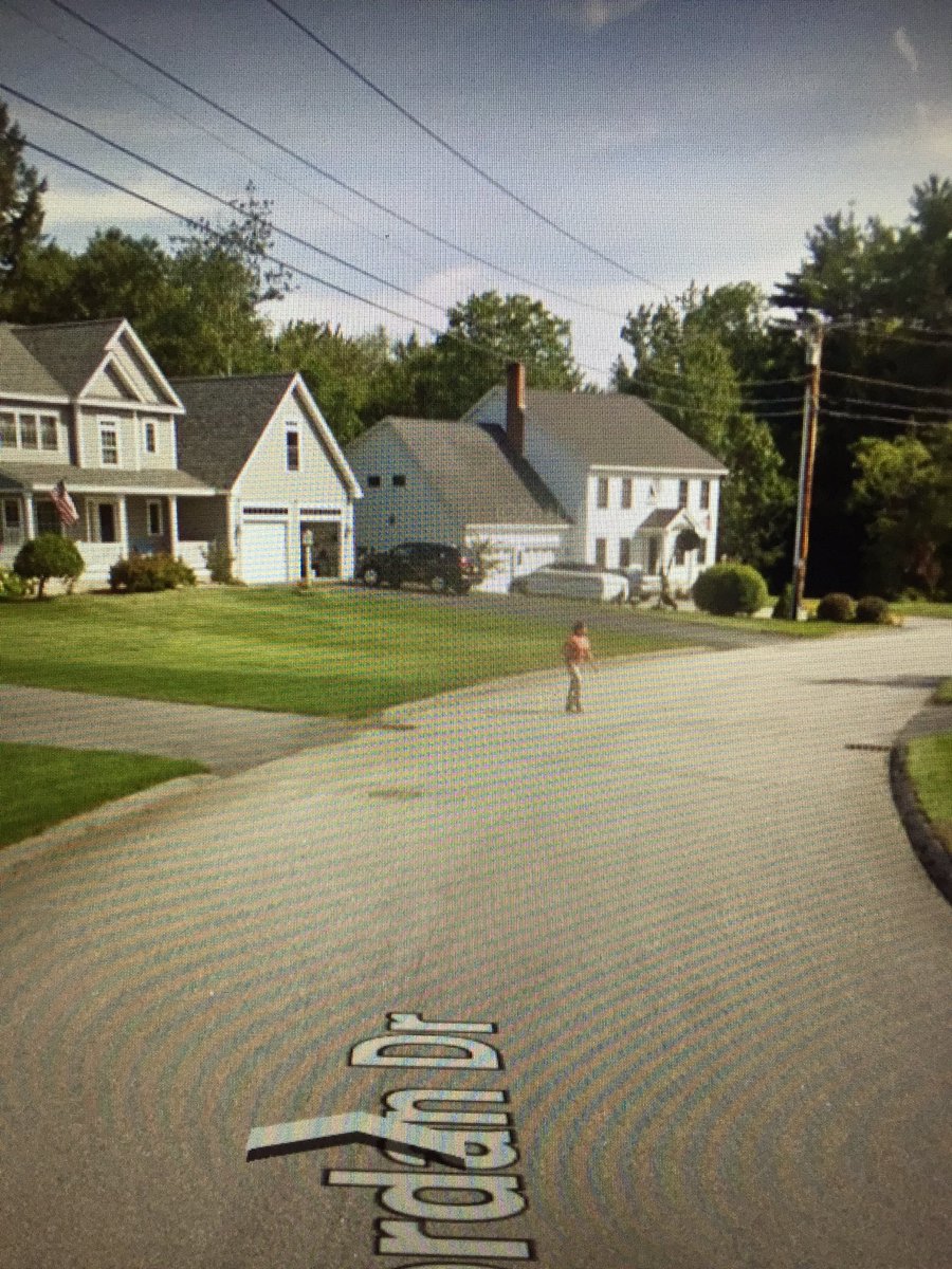 juliapearl_'s tweet image. Google earth just happen to catch my mom chasing Champ down the street and I can't stop laughing