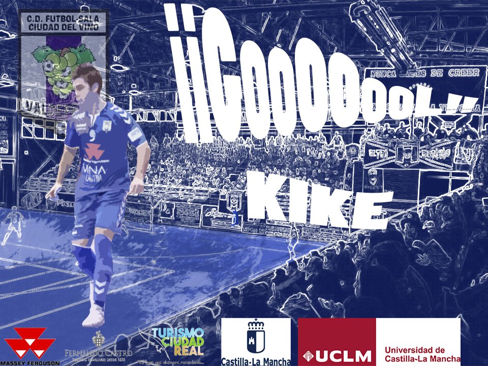 VinaAlbaliFS's tweet photo. GOOOOOOOL de @kike_arg9 HATTRICK | 39'⏰
@FSCiudadDelVino 5 - @ElcheCFsala 2
#VamosMasseyCastro #VALvsELC #FSVlive #LNFS https://t.co/JqnZgfWVYb