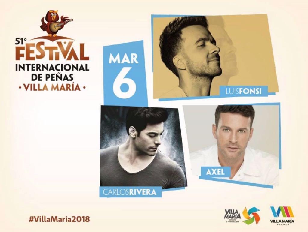 FonsisAngels_SF's tweet photo. Martes 6 de febrero @LuisFonsi en @FestivalVMaria 👏👏👏❤❤ https://t.co/zrjG8uzcOD