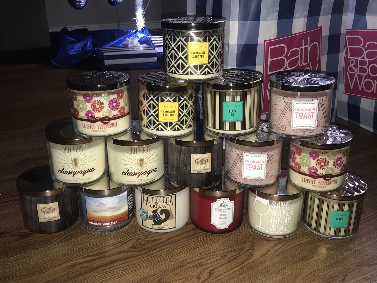 PlusSizBarbie1's tweet photo. My candle haul from today! @bathandbodyworks donβt owe me nothing lol #IWentIn #StockUpLife #BathandBodyWorks https://t.co/YklMJ8j0yu