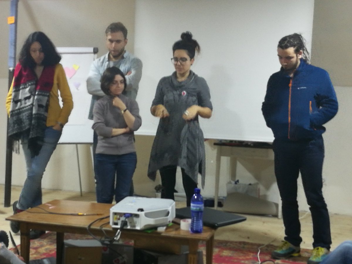 EuroBugInt's tweet photo. Last night in Surami on #Createyouthside youth exchange. Young people presenting the outcomes of their creative workshops on deconstructing LABELS @Leargas @EUErasmusPlus https://t.co/qjjWzN7DHn