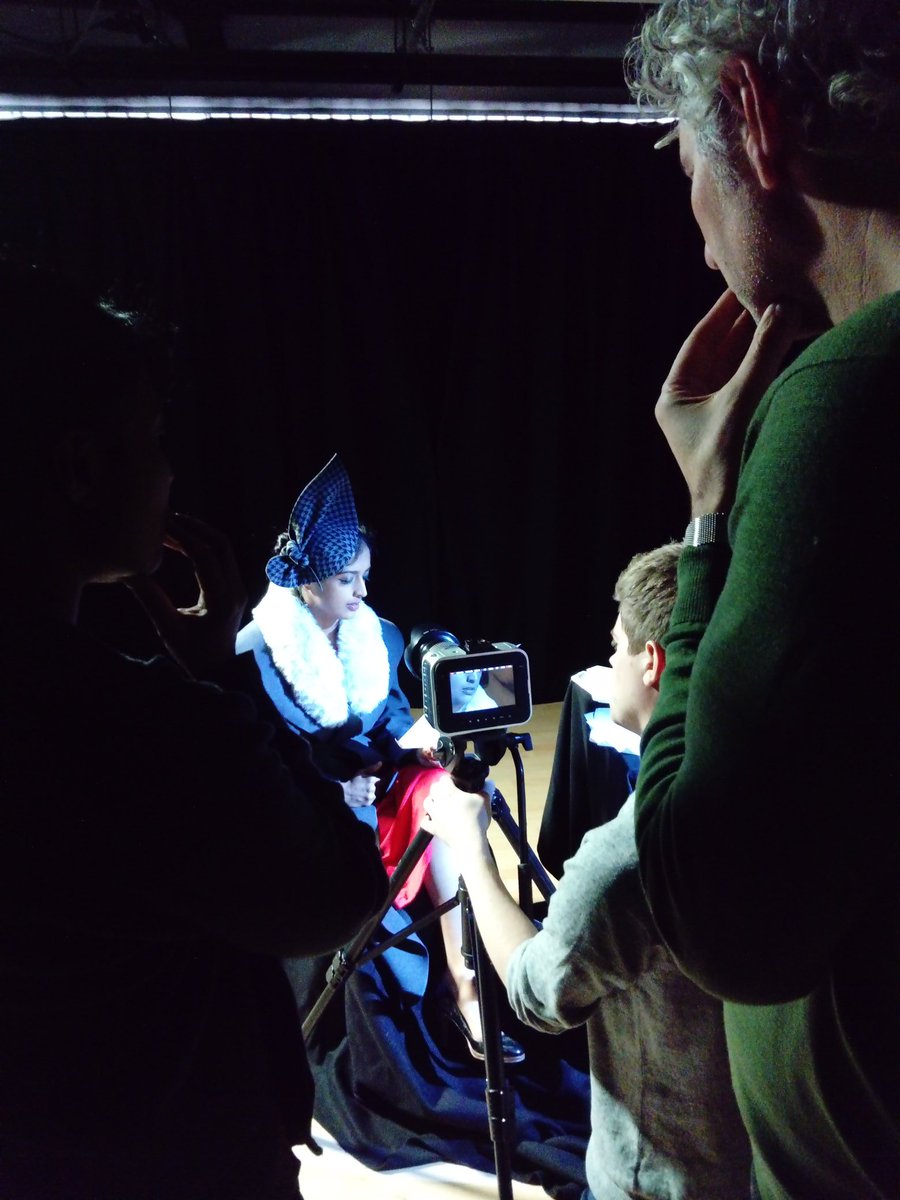 brollytweets's tweet photo. Day 1 of Bombay Noir R&amp;D, filming some close-ups for our digital set   🤔 ☺ https://t.co/fMW9JJqlRB