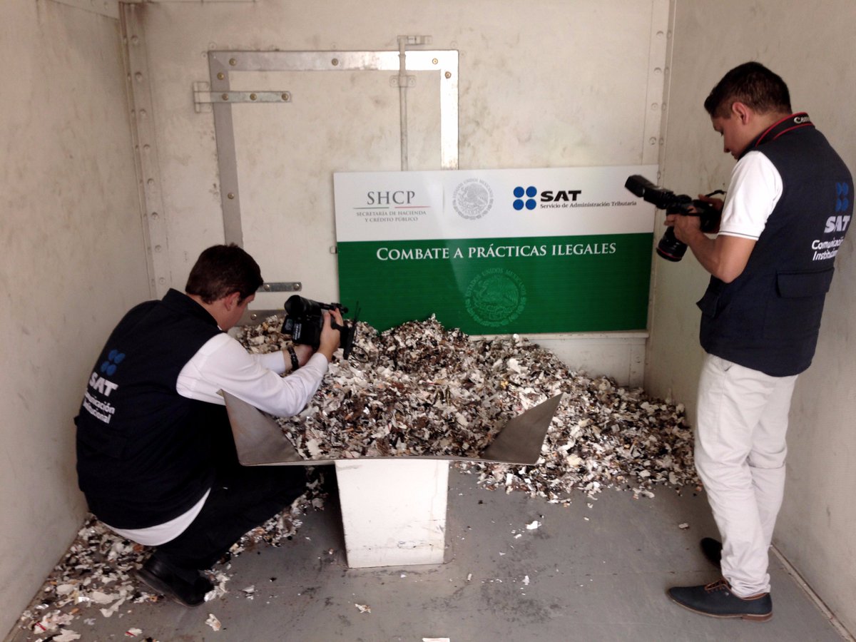 MIReciclados's tweet photo. Comprometidos con nuestra ciudad y con nuestro país, participamos en la destrucción de millones de cigarros ilegales confiscados a través de operativos del SAT.
En MIR apoyamos el Combate a Prácticas Ilegales. 
#MIReciclados #ReynosaFollow #CiudadVictoria #Tamaulipas https://t.co/Ksd3MqhqAd