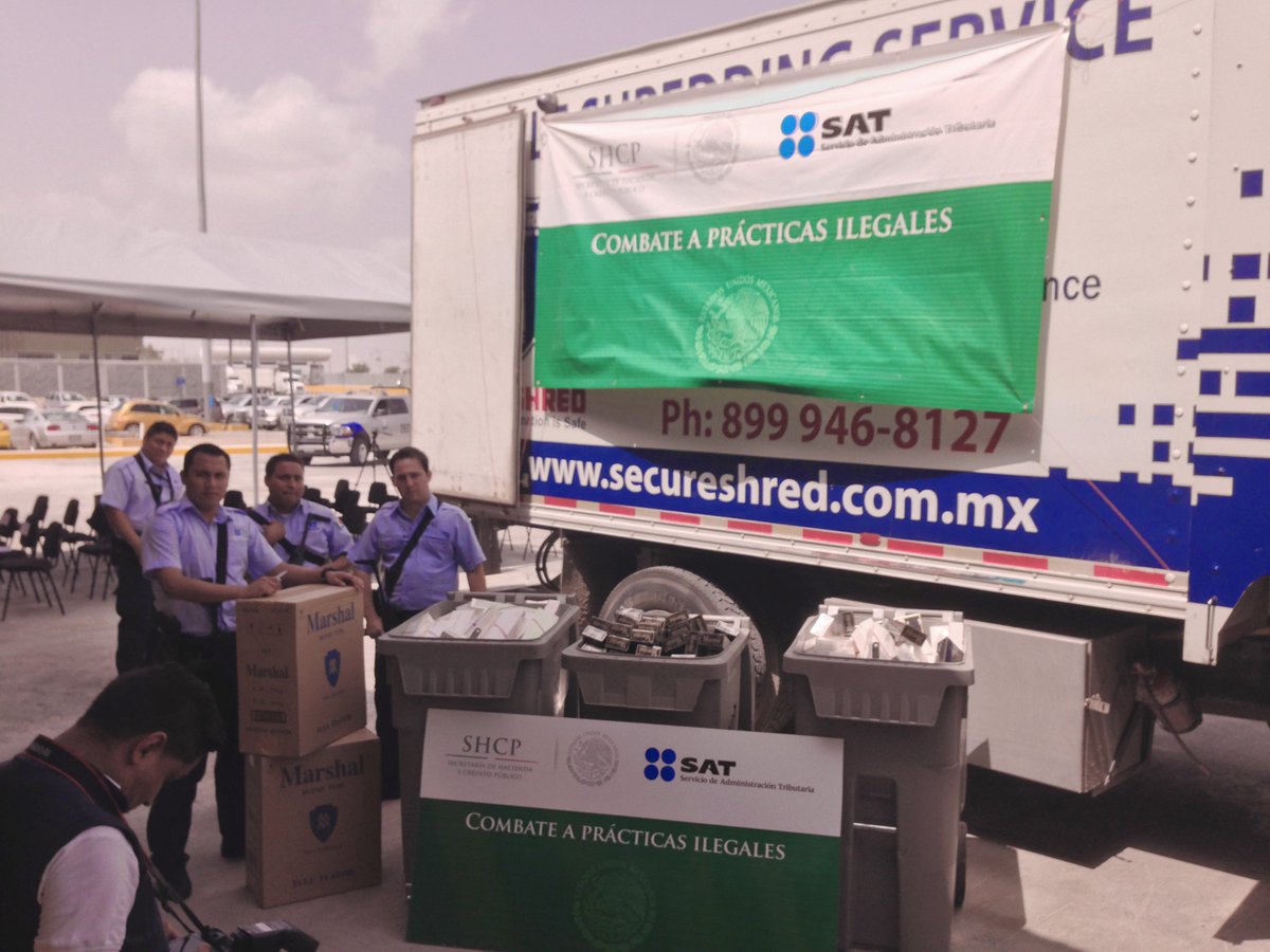 MIReciclados's tweet photo. Comprometidos con nuestra ciudad y con nuestro país, participamos en la destrucción de millones de cigarros ilegales confiscados a través de operativos del SAT.
En MIR apoyamos el Combate a Prácticas Ilegales. 
#MIReciclados #ReynosaFollow #CiudadVictoria #Tamaulipas https://t.co/Ksd3MqhqAd