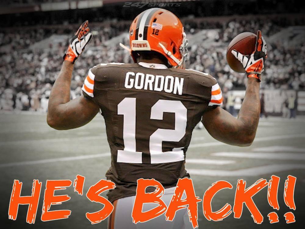 Welcome back Mr. Gordon! <a href="/JOSH_GORDONXII/">Flash</a>