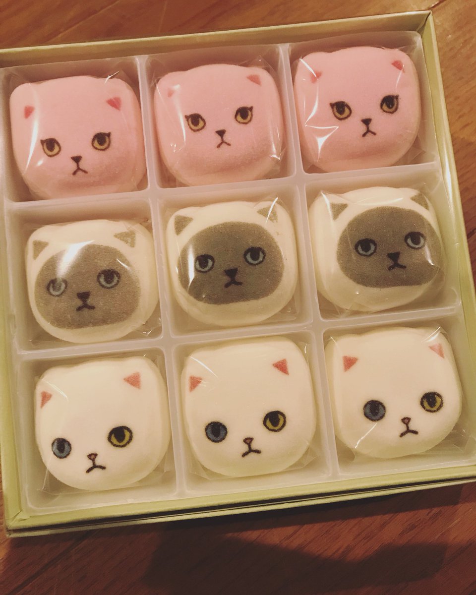 Madoka در توییتر 猫ねこネコ 鳳瑞 ほうずい という 和製マシュマロみたいな和菓子 ちょっと眼つきの悪い猫ちゃんがシュールで可愛い 猫 和風マシュマロ 和菓子 ほうずい 鳳瑞 眼つき悪い猫 可愛い