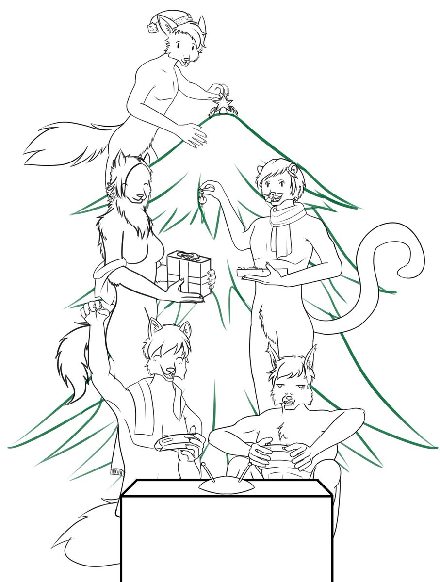 WolfPawsomePack's tweet photo. #MerryChristmas & #HappyHolidays from the staff/moderators of #PawsomePack #Gaming #Discord! Party responsibly, and spread the love & cheer! https://t.co/3rahFbSvtC