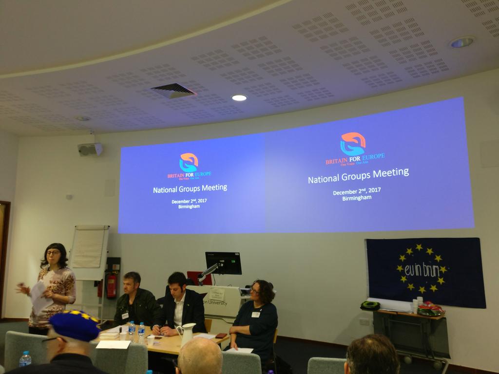 Devon4Europe's tweet photo. Devon for Europe attended the 7th Britain for Europe national groups meeting in Birmingham. Very positive meeting. @_Britain4Europe @dorsetforeurope https://t.co/dcaypcZRPj
