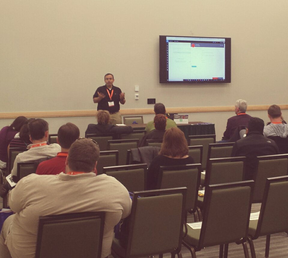 SPS_Detroit's tweet photo. @AmitVasu is helping spread some Microsoft Teams knowledge @SPSDetroit_2017! #SPSDetroit https://t.co/sE1GIDfsph