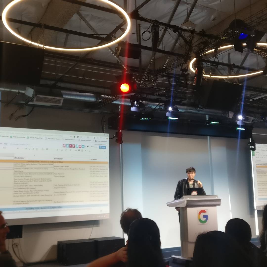 vukosi's tweet image. Very thankful for the time spent at #SOCML. We continue the journey to share our work, our stories and our networks. Enjoyed the ML and Social Science intersection sessions, &amp;amp; more #DeepLearning. Big thanks.to @goodfellow_ian &amp;amp; team for the unconference #MachineLearning