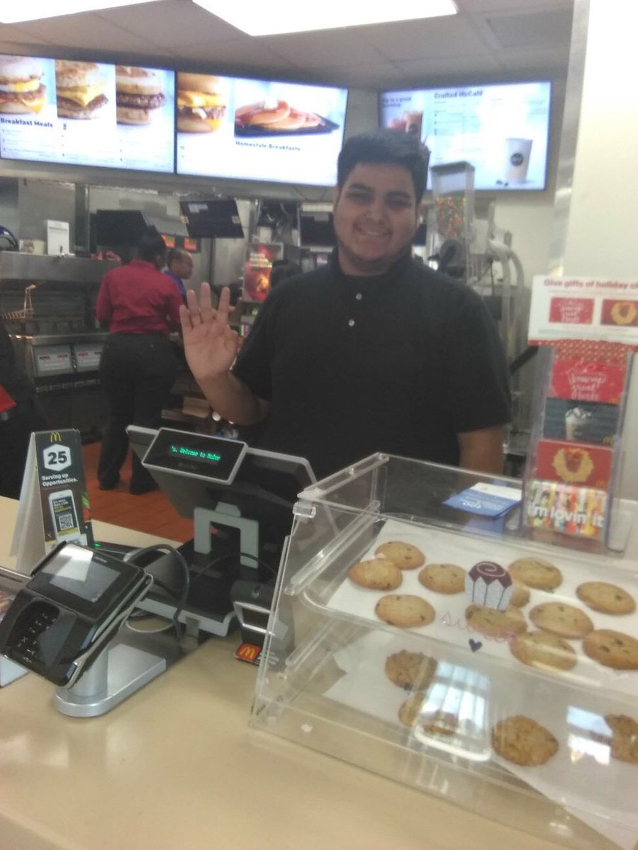 kiniii_'s tweet image. my brother was fired from mcdonald's slowly based off discrimination. he has mild autism and was super excited about starting his first day. not even a week in and they let him go. their reasoning? "his hands were a little too shaky when he gets anxious" @McDonalds