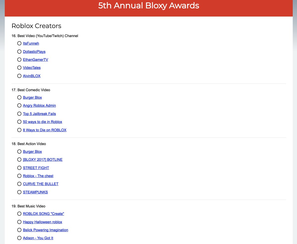 Tryhardninja On Twitter My Roblox Song Create Is Nominated In The Annual Bloxy Awards For Best Music Video Vote For Jinglehardninja P Https T Co Muzdfevg0m Https T Co Ag8zizks6c - best roblox song 2017