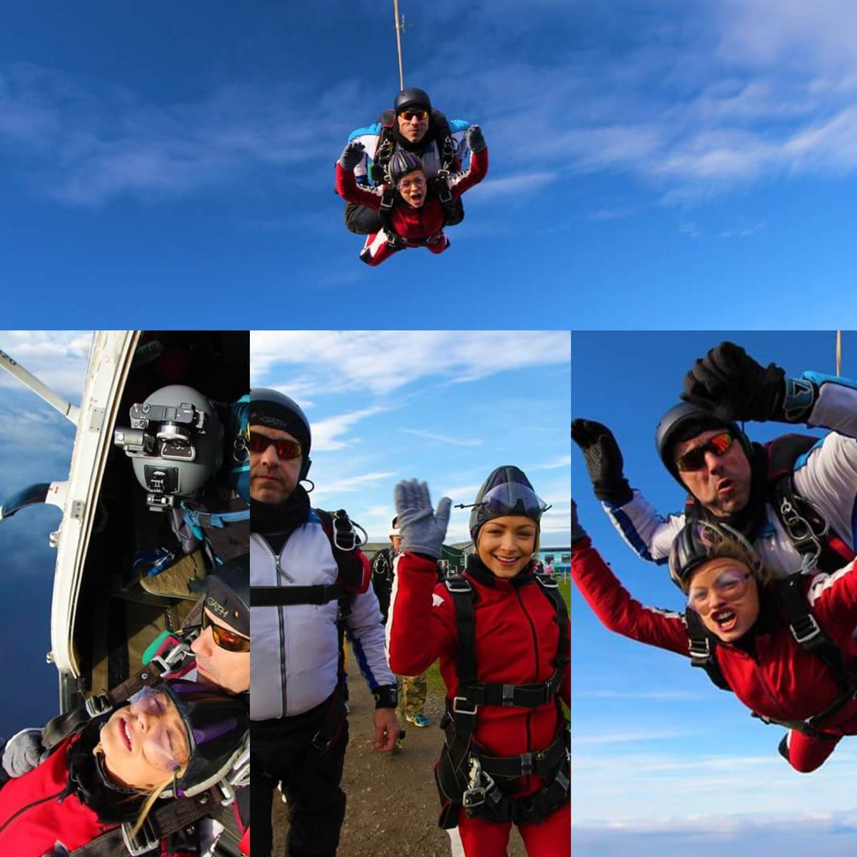 cissyrob's tweet image. Dancing in the bluest of skies. So proud of what I achieved and the money raised for Destination Florida. Thank you to all who donated but it's not end! Please keep donating and be generous because we never know when we might need a charity like this to help our loved ones 🏆🌏⛅