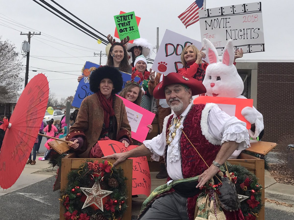 Proud to represent the Town of Denton in today's Christmas parade. Excited to continue planning great events for our town with this crew!