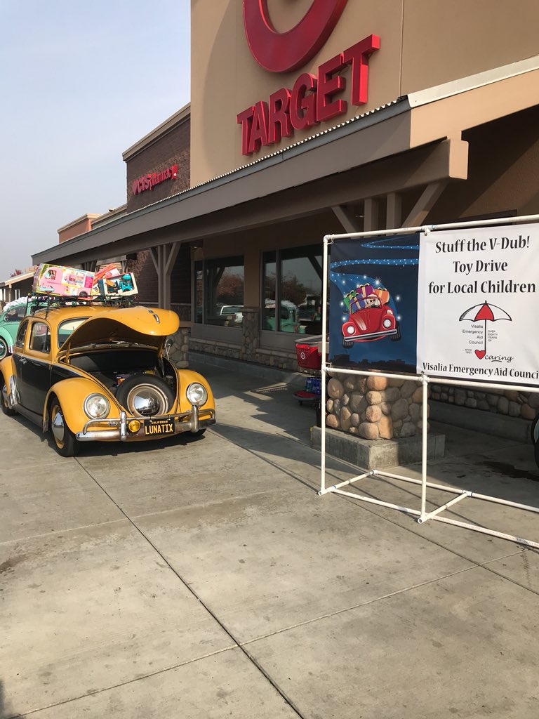 Come to the Target on Dinuba to support your local toy drive
