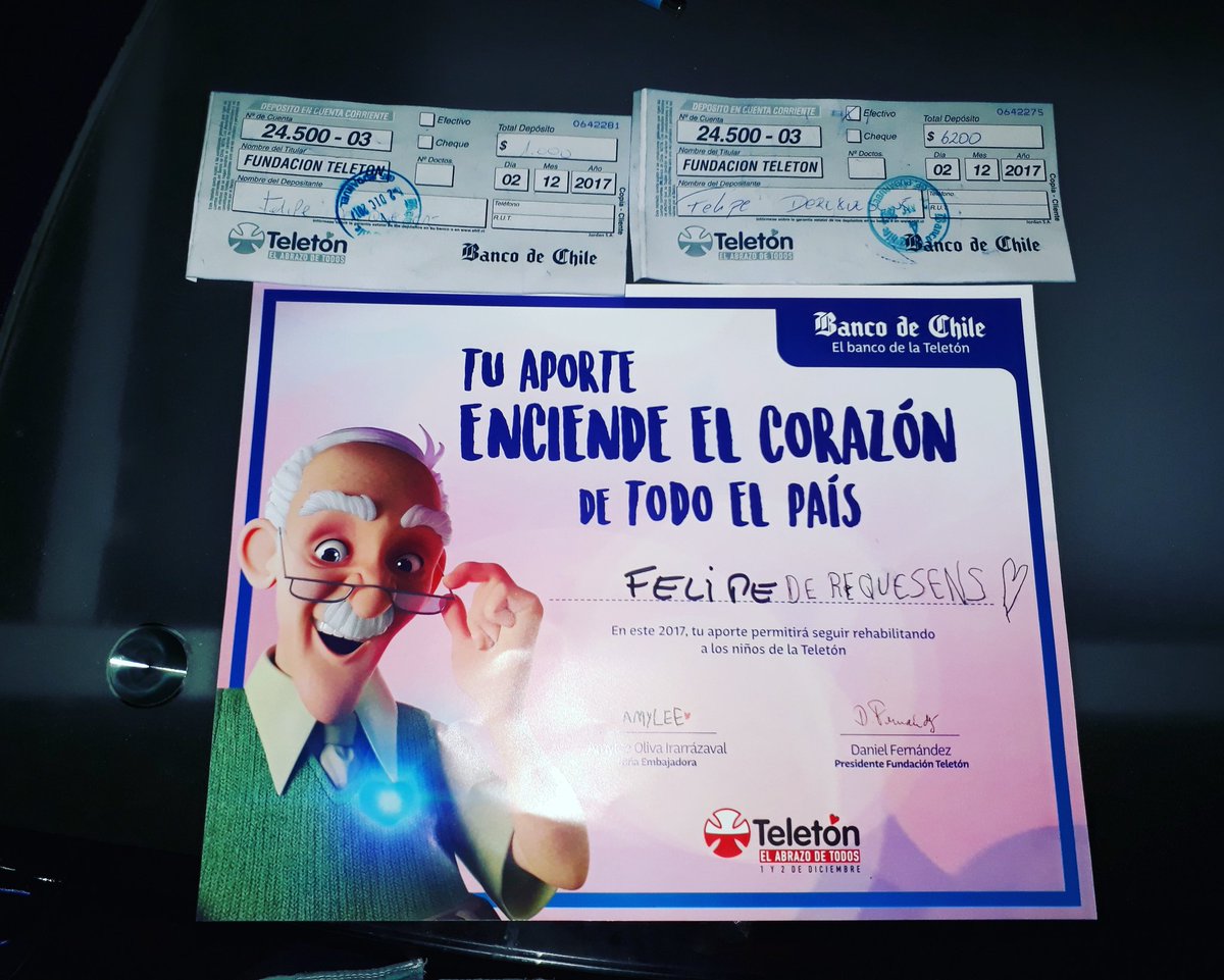 reququesens's tweet image. Vamos meta en la teletón el abrazo de todos #Teletón2017 #ElAbrazoDeTodos #ChileSeSupera @Teleton 😊😊😊👍👍👍😉