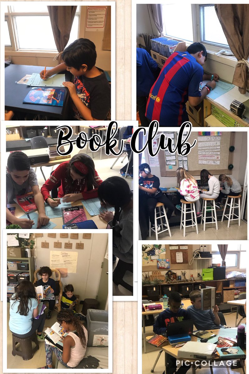 Vaduva6B's tweet photo. As I reflect on these photos, I can’t help but see so much benefit with flexible seating and the student engagement that comes with it. This post was going to be about Book Club but look at all that student motivation! #21stcenturylearners @StJohnBoscoYEG https://t.co/wJeUvWi40Y