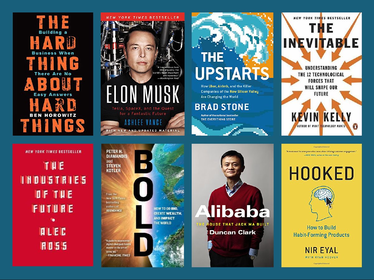 singularityu's tweet photo. Here are 15 books that will help you succeed in the tech world, including BOLD by @PeterDiamandis https://t.co/MEe9pXapCZ https://t.co/ktG6zqV17z