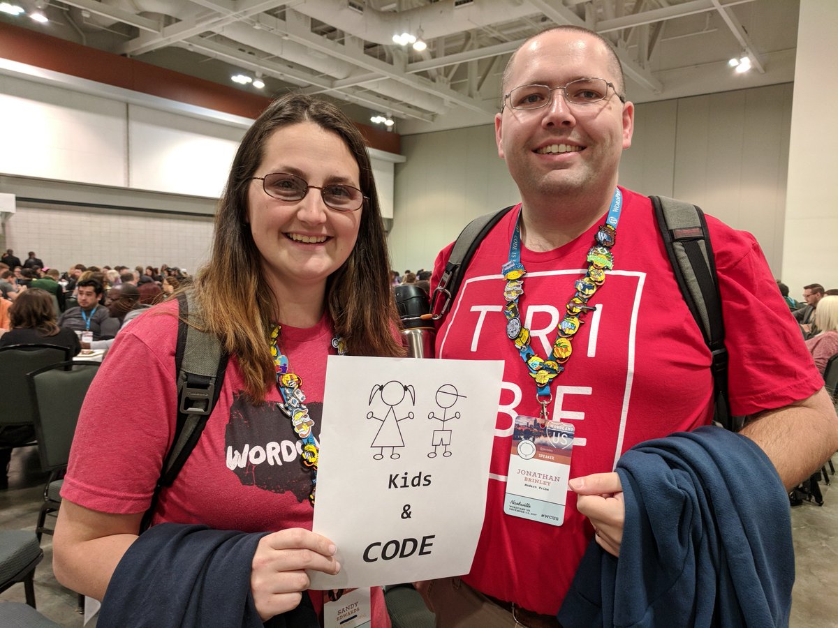 sjbrinley's tweet photo. Thanks to @sunsanddesign and @jbrinley for showing us the importance of teaching kids to code at #wcus and sharing your so much knowledge.

Sandy's resources: https://t.co/qMZzSo3Mep
Jonathan's resources: https://t.co/cjzP9ibnEB https://t.co/IYQOSwQZQq